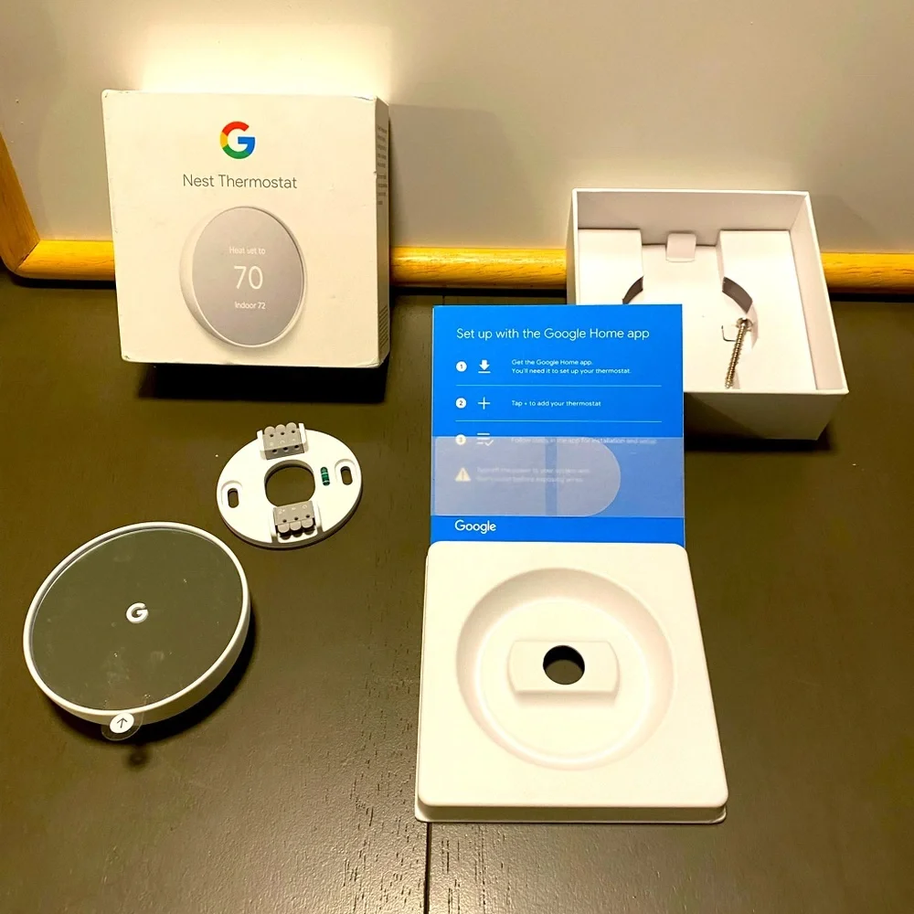 Google Nest G4CVZ GA01334-US Programmable WiFi Smart Thermostat